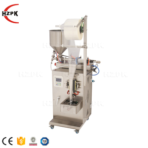 HZPK pequeña bolsa automática de bolsita de película plástica para champú, máquina multifunción de llenado y envasado, conteo pequeño industrial - Product Image 2