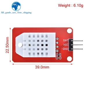 TZT 1/5 Uds AM2302 DHT22 módulo Digital temperatura humedad sensores módulo para Arduino