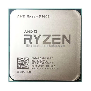 For AMD Ryzen 5 1400 CPU Used R5 1400 3.2GHz <strong>Quad</strong>-<strong>Core</strong> YD1400BBM4KAE Socket AM4 <strong>Processor</strong> for <strong>Desktop</strong> Pc <strong>Computer</strong> - Product Image 1