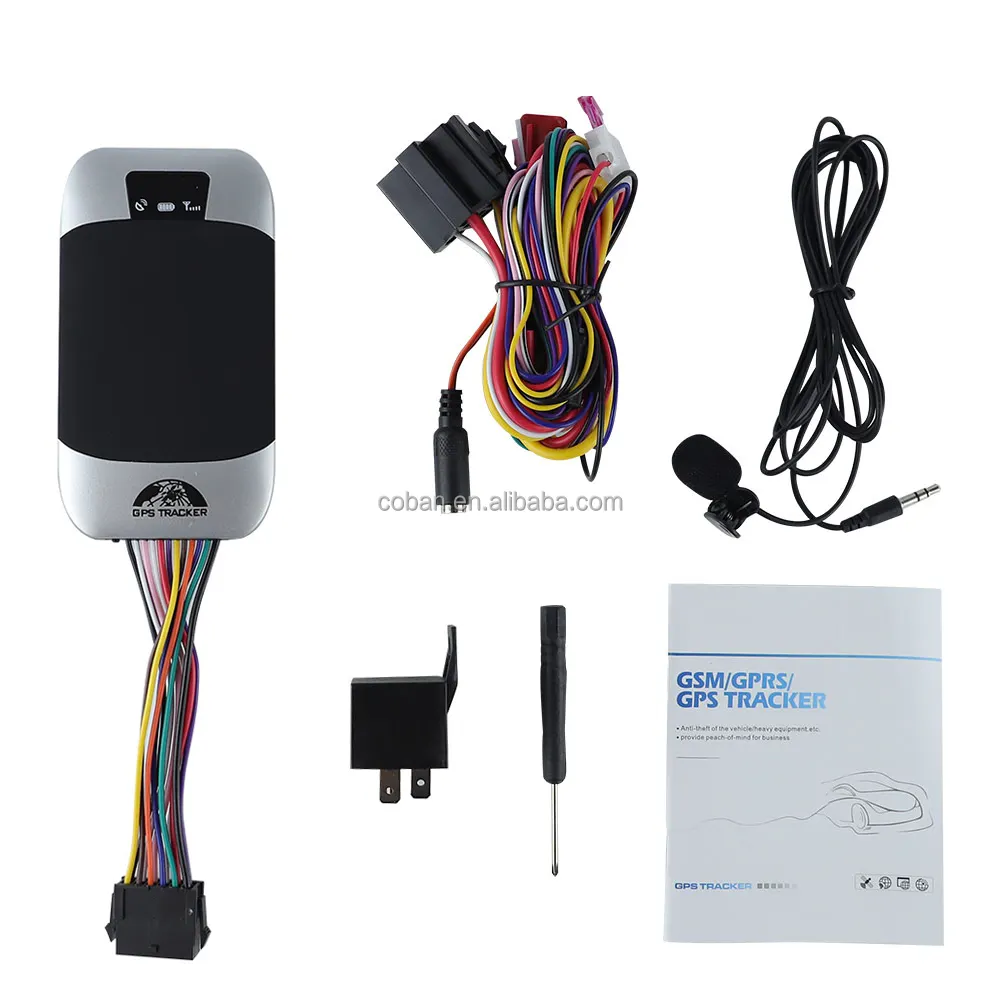 Venta al por mayor fabricante de GPS Coban TK303f /tk303g dispositivo de seguimiento GPS para vehículos con IMEI rastreador GPS para coche compatible con alarma de puerta ACC