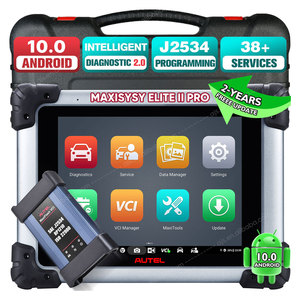 Autel MaxiSYS Elite II Profesional Vehículo ECU Programación OBD2 Escáner Herramienta Wifi Bluetooth Sistema completo Herramientas de diagnóstico de coche