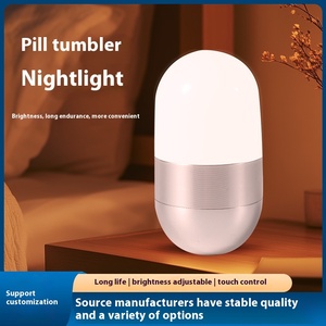 Tùy chỉnh nhà máy OEM/ODM <span class=keywords><strong>LED</strong></span> nightlight bé redroom ngủ bầu không khí cảm ứng vỗ tay chiếu sáng nhựa kim loại cơ thể Tumbler cắm trại - Product Image 4