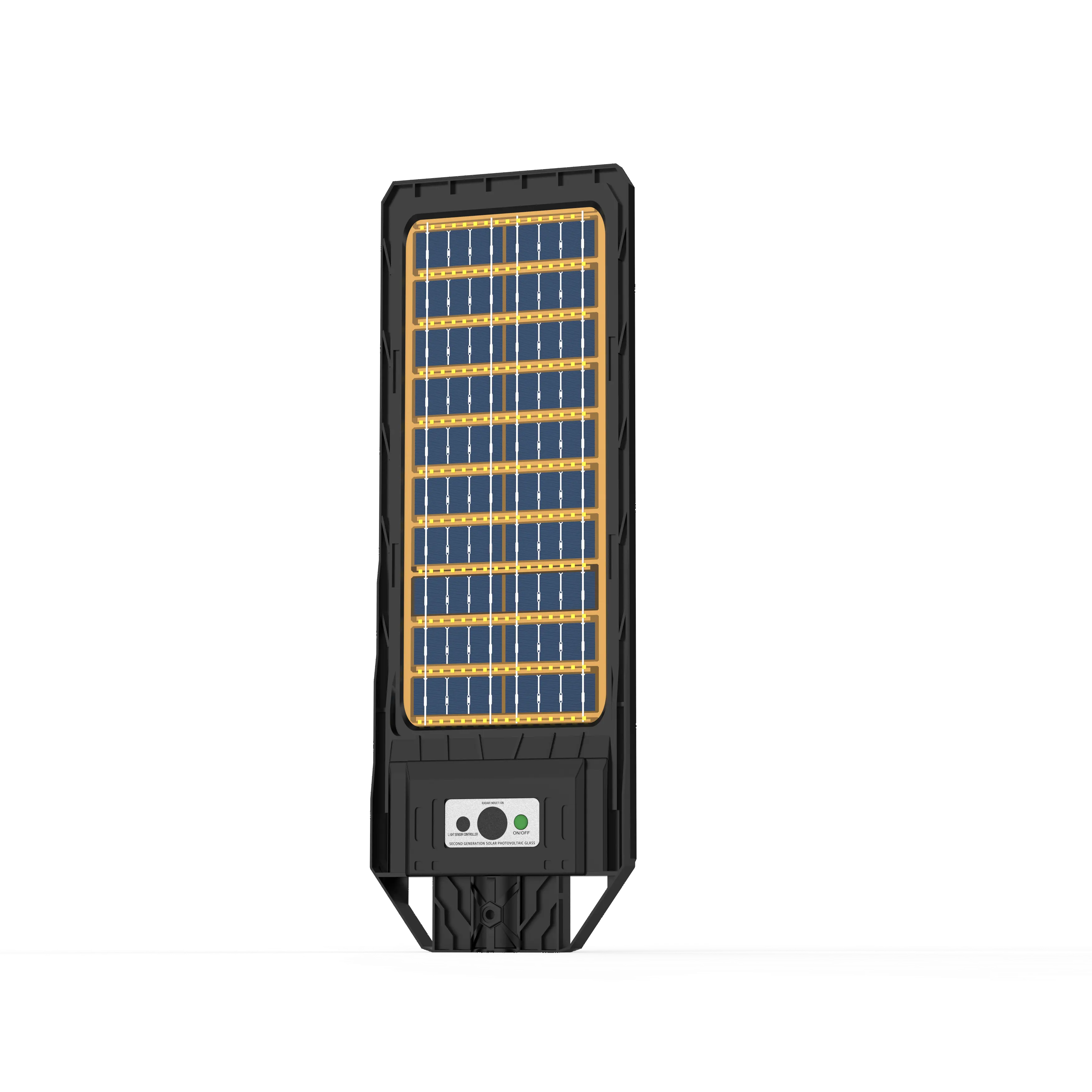 Energy Saving Street Light Outdoor Solar Light with Double Side Solar Panel 400W Road All in One Solar LED Street Light Hot Sale