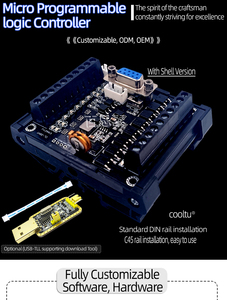 SPS-industrielle Steuer platine FX1N-20MT DC10-28V SPS-speicher programmier bare Logik-Controller-Relais-Verzögerung modul Leistungs regler mit Shell