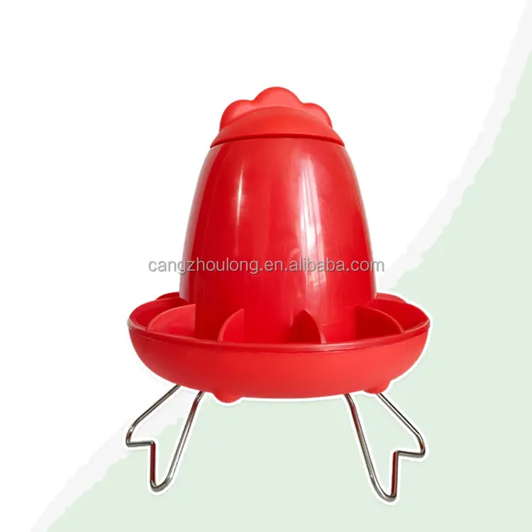 ZB LM 79 Hanging Food Automatic Poultry Broiler Chick Plastic Chicken Feeder With Legs