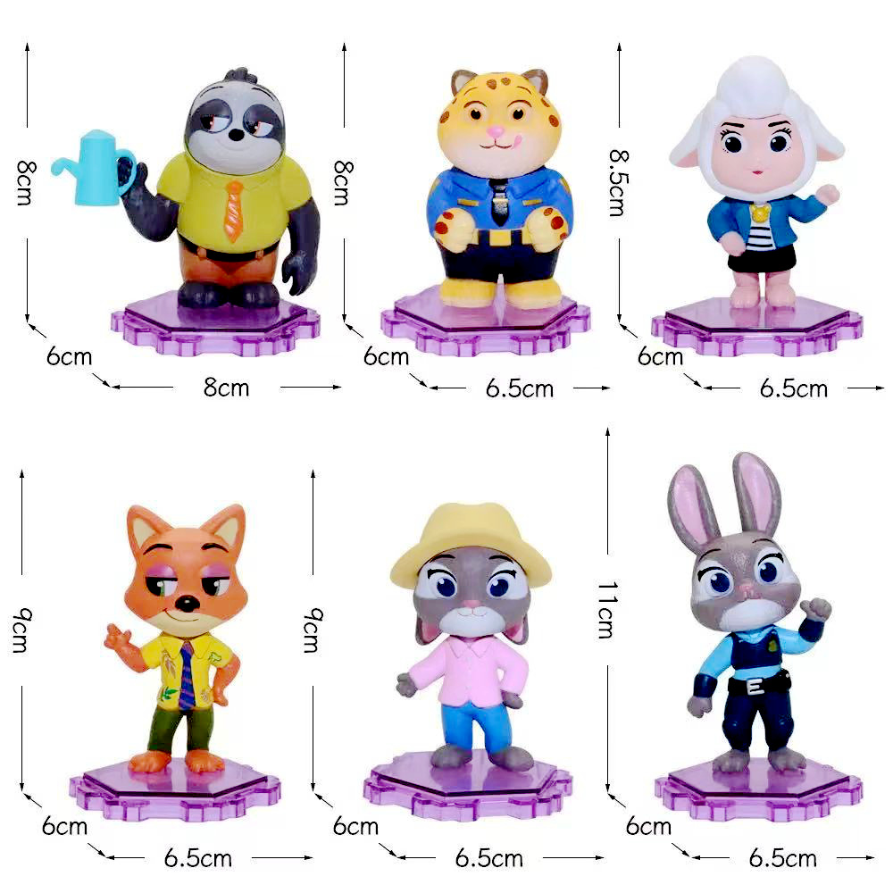 1st Generation Standing Style - Set of 6 (Bagged)