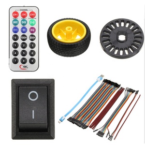 High-Tech 4WD Smart Car Kit Tracking Ultraschall Hindernis vermeidung programmier barer Roboter Verwendung für Arduino DIY