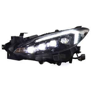 Suitable for 14-19 Mazda <strong>3</strong> Axela Headlights Modification <strong>LED</strong> Daytime Running Light with Crystal Lens and Flowing Turn Signa - Product Image 2