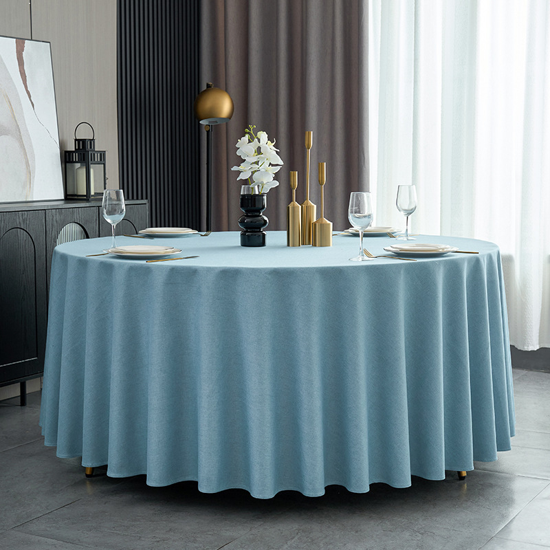 Sky blue cotton and linen texture 23#waterproof