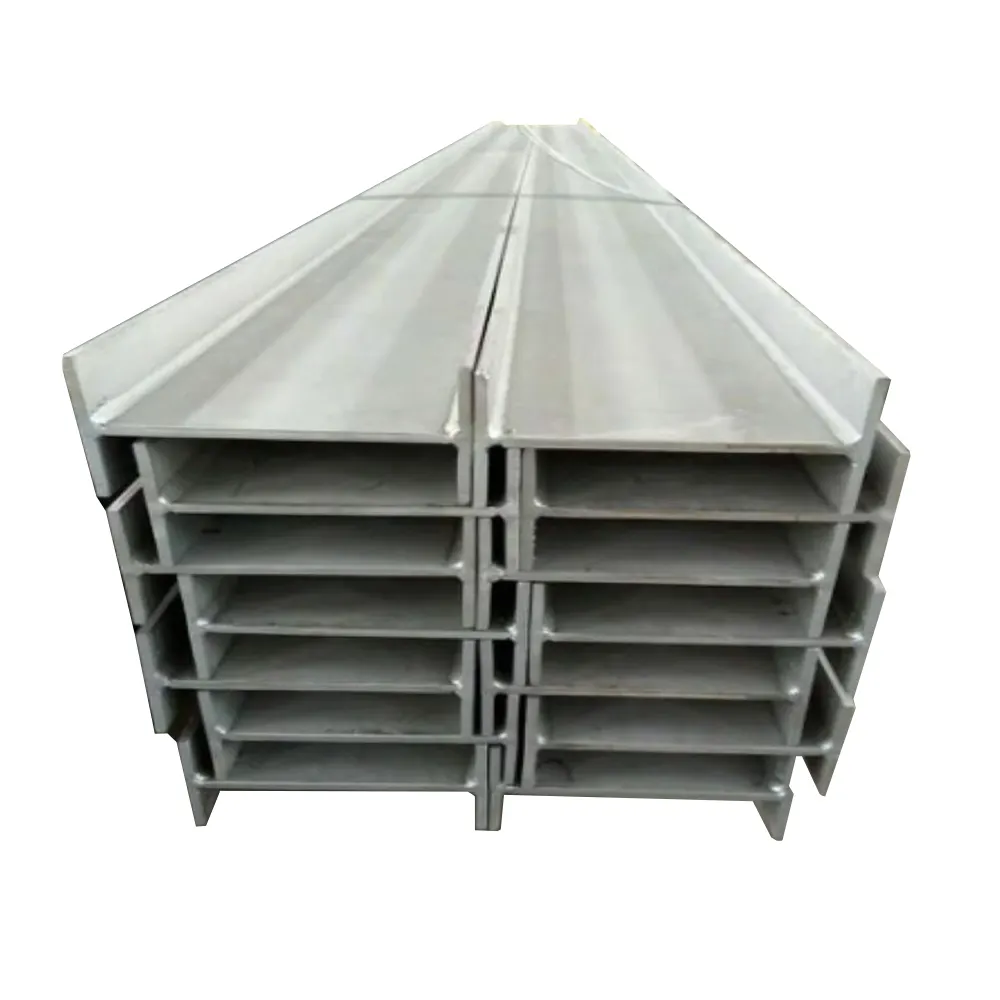 Acciaio inossidabile di vendita caldo h beam ASTM A992 5.00 "x .214" x 3.004 "5ft 10ft prezzo all'ingrosso h channel steel
