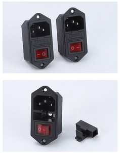 AC Power <strong>Socket</strong> Cord Multi-plug Male and Female Head 10A/250V Coppr Pin Safety <strong>Socket</strong> <strong>with</strong> Fuse - Product Image 5