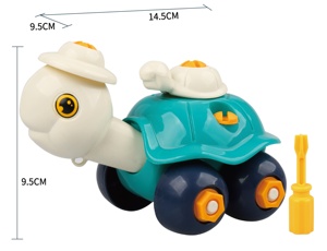 STEM Customized Kids DIY Educational Mini Sliding Car Model Games Sets Building Assemble Plastic <strong>Toys</strong> From China - Product Image 5