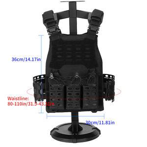 Sivi Molle chiến thuật Bánh equipo tactico chaleco tactico Trọng lượng nhẹ tấm tàu sân bay chiến thuật vest với ba Tạp Chí Pouch Bảng điều chỉnh - Product Image 2