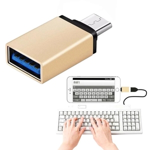 工厂价格USB 3.0母到c型母OTG适配器连接器适用于MacBook的C型OTG适配器 - Product Image 3