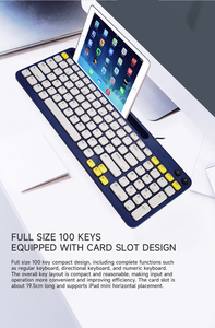 Teclas de chocolate de 100 teclas Teclado de oficina con cable USB Numérico KLAVYE Multifuncional Elegante Nueva caja de computadoras portátiles de escritorio - Product Image 5