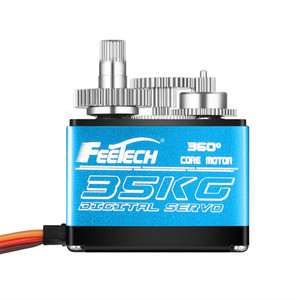 FEETECH FT6335M Large Angle PWM 35kg cm Multi Turn Servo Non-Continuous Rotation 0-360 Degree <strong>Controllable</strong> Cars Robots Toys Gear