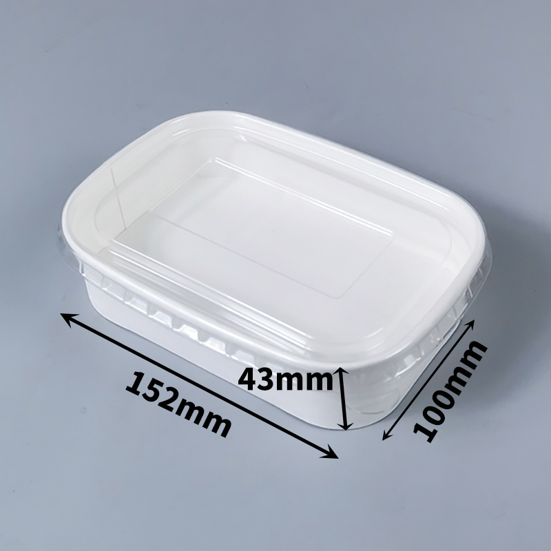 white 500ml with PS lid