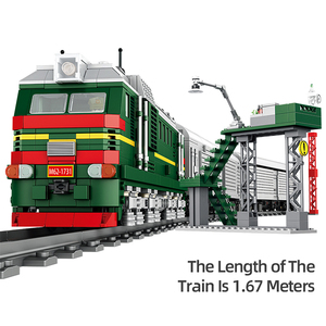 Panlos Building Blocks <strong>Soviet</strong> Missile Train Assembly Railway Train <strong>Toy</strong> Model Brick World War II Military Building Blocks Set - Product Image 6