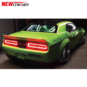 Suitable for the Dodge <strong>Challenger</strong> to Modify the Wide Body Kit with Resin Fiber Wide Body Wheel Eyebrows and Tail wings - Product Image 5