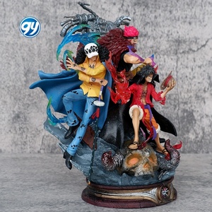 オニガシマ戦争超新星3人の船長ルフィーキッド法シーンフィギュア像モデル装飾品収集可能卸売