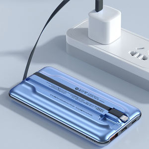 <span class=keywords><strong>Yoobao</strong></span> LC2 10000mAh güç kaynağı hızlı şarj dahili kablo açık taşınabilir güç bankası