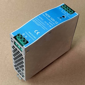 24V 5A 120W Din导轨电源风冷铝单输出单元220V输入，输出电流为10A
