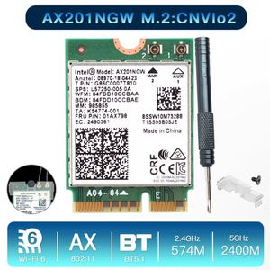 Dual Band 2400Mbps Wireless <strong>Wi</strong>-<strong>Fi</strong> 6 Intel AX201 for BT 5.0 NGFF Key E CNVio 2 Wifi Card AX201NGW 2.4Ghz/<strong>5Ghz</strong> 802.11ac/ax - Product Image 3