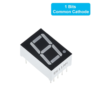 0,56-Zoll-LED-Anzeige, 7-teilige 1-stellige/2-stellige/3-stellige/4-stellige digitale Röhren, rote gemeinsame Kathode/Anode digital - Product Image 3