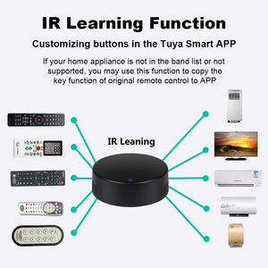 Tuya WiFi evrensel uzaktan ses kontrollü uzaktan fabrika fiyat IR Blaster uzaktan kızılötesi evrensel uzaktan çoklu oda kontrolü - Product Image 3