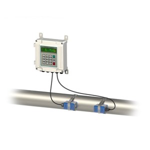 ข้อรัดเครื่องวัดการไหลของน้ำแบบอัลตราโซนิคติดผนัง tuf-2000SW วัดค่า T-measment บนเครื่องวัดการไหล DN 60 - Product Image 1