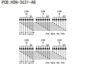 0,36-Zoll 7-Segment-Digitalanzeige 3-stellige LED mit grauer Oberfläche Hochwertige, super hellgrüne Farbe für elektrische Produkte - Product Image 6