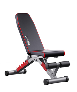 2024 High Quality Adjustable Steel <strong>Tube</strong> Dumbbell Stool Suitable for Home Use Foldable Sit up and Fitness Stool Customizable logo - Product Image 5