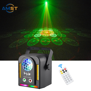 Powerful Mini Disco RGB Led Light Led Beam Patterns Flower Laser Led Flash Flow Remote <strong>Music</strong> Mode DMX for <strong>Party</strong> Holiday <strong>DJ</strong>