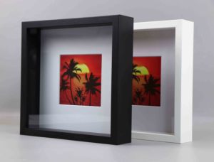 MDF Shadow Box <strong>Frame</strong>, <strong>10x10</strong>&quot; Size with 5x5&quot; Mat, 3D Deep Picture <strong>Frame</strong> - Product Image 3