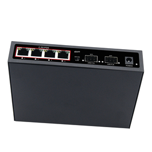 4X 2.5GBase-<strong>T</strong> PoE Ports and 2X 10Gbps SFP 4 Port PoE Switch W/ 60Gbps <strong>Ethernet</strong> Switching Capacity Support IEEE802.3af/<strong>at</strong> 65W - Product Image 3