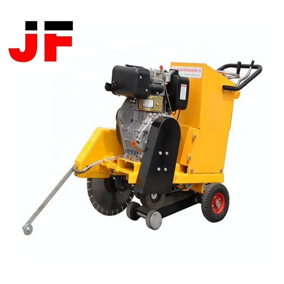 13HP Động Cơ Diesel Nhựa Đường Bê Tông Vỉa Hè Đường Cắt Saw Máy Với Bể Nước