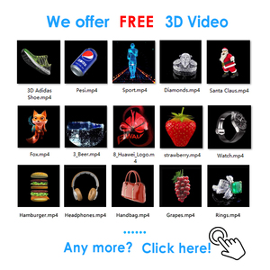 Пользовательское управление приложением 3D светодиодный голографический дисплей вентилятор креативный эффект для Bluetooth и Wi-Fi для рекламного оборудования - Product Image 6