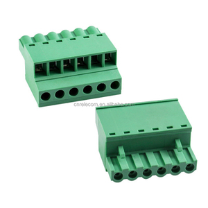 Conector de 5 pines de paso de 5,08mm 2EDGKC 2,5/..-ST 2ESDF Pcb Conector enchufable por resorte Carril Din Bloque de terminales sin tornillos - Product Image 1