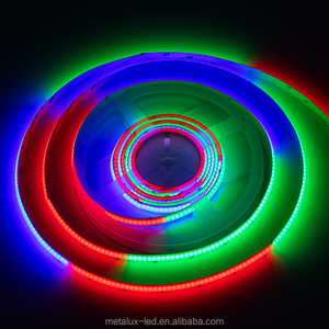 Custom WS2811 แอดเดรส RGB ดิจิตอลพิกเซลแสง 24V 720LEDs สีไล่ล่า SPI กันน้ํา COB LED Strip Backlight สําหรับบ้าน - Product Image 1