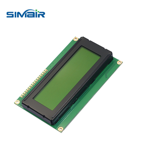 Modulo di caratteri Display schermo LCD 20x4 singolo colore ad alta definizione perno parallelo giallo saldabile 5V - Product Image 4