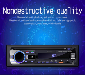 60Wx4 FM In Dash AUX Input Autoradio汽车收音机立体声播放器数字汽车MP3播放器 - Product Image 5