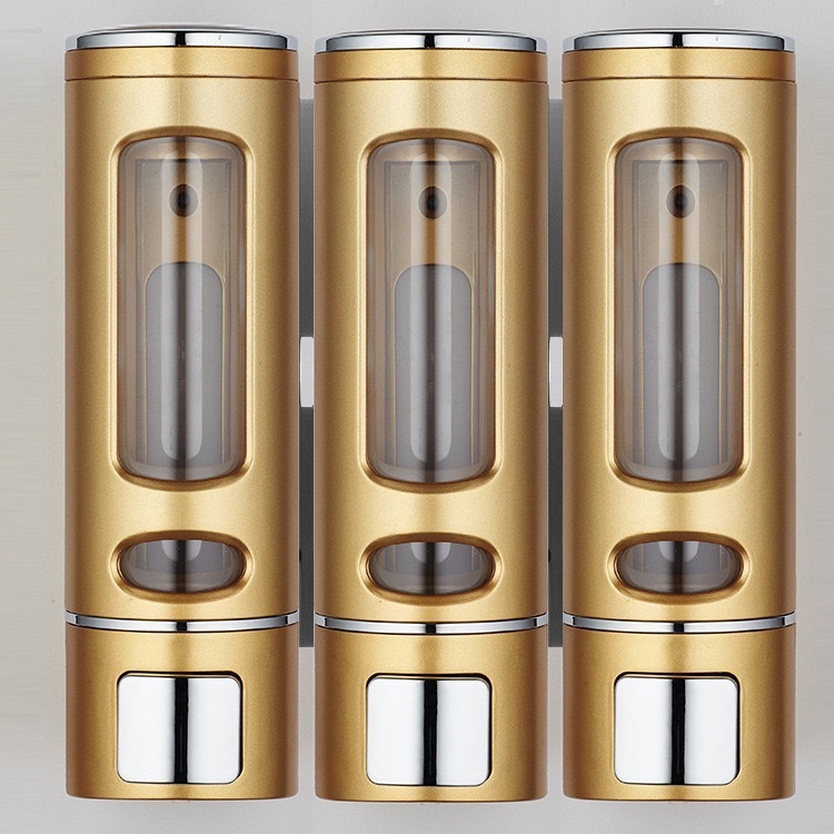 Luxury gold three-headed