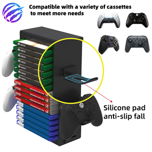 Xbox, Nintendo Switch2 ve PS5 için çok fonksiyonlu oyun depolama kulesi-denetleyiciye dayanıklı ABS oyunu kart tutucu kanca - Product Image 4
