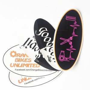 Factory Price Custom Design UV Protective <strong>Oval</strong> Shape PVC Vinyl Stickers Logo Printing Self Adhesive Waterproof Die Cut Stickers - Product Image 3