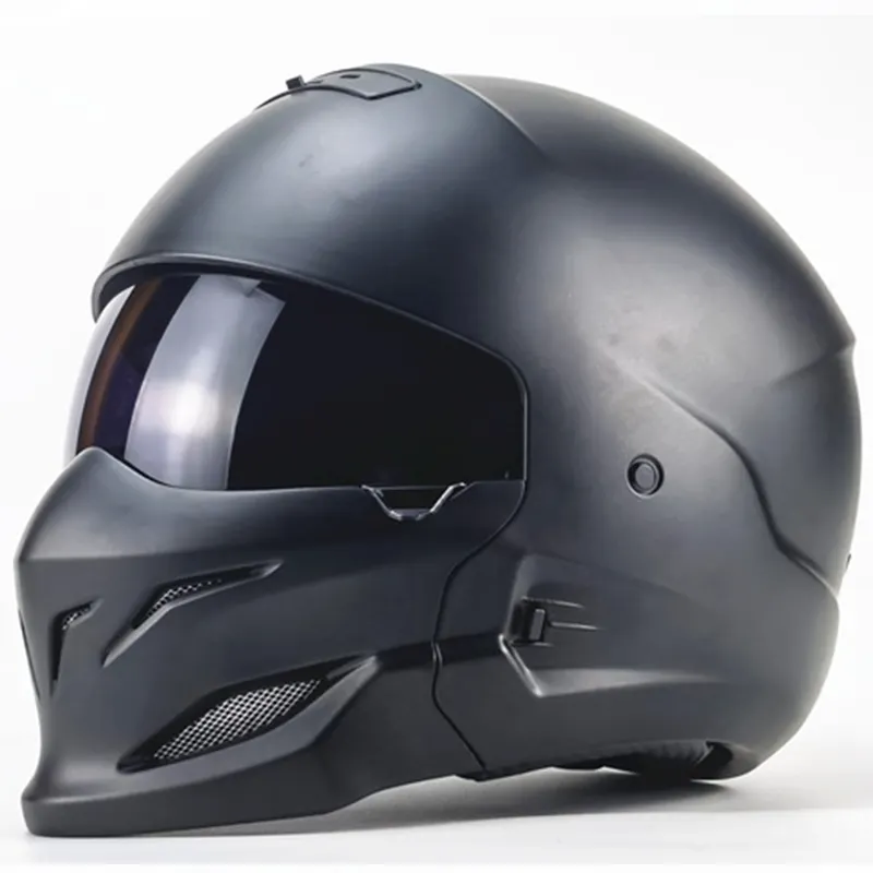 SLKE Retro Fashion Indian electric motorbike domestic Scorpion classic helmet men's ATV DOT motorcycle helmet