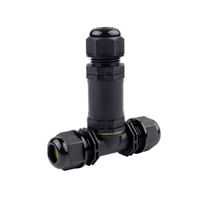 IP68 M25T su geçirmez konnektör t-tipi tel <span class=keywords><strong>3</strong></span> yollu 2/<span class=keywords><strong>3</strong></span>/4/5Pin vida bağlantısı lehimsiz 5-14mm kablo için elektrik bağlantı kutusu