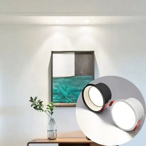 LED Household Narrow Side Downlight Embedded Non-main Lighting Ultra-thin Spot <strong>Light</strong> Tricolor Dimming Anti-glare Ceiling <strong>Light</strong> - Product Image 3