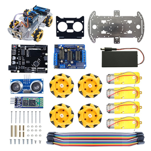 Smart Car telecomando ultrasuoni evitamento degli ostacoli Mecanum Wheel Kit per auto in lega di alluminio a strato singolo - Product Image 5