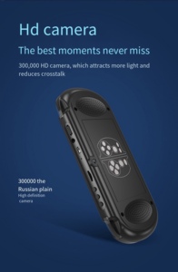 X7PLUS 4 5.1นิ้วมินิมือถือย้อนยุควิดีโอเกมคอนโซลคลาสสิกดับเบิลร็อคกี้ผู้เล่นเกมสำหรับ Psp
