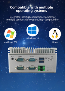 Ordenador PC integrado industrial personalizado 8GB memoria J1900 CPU 4GB RAM sistema de refrigeración sin ventilador operativo Linux EU CN